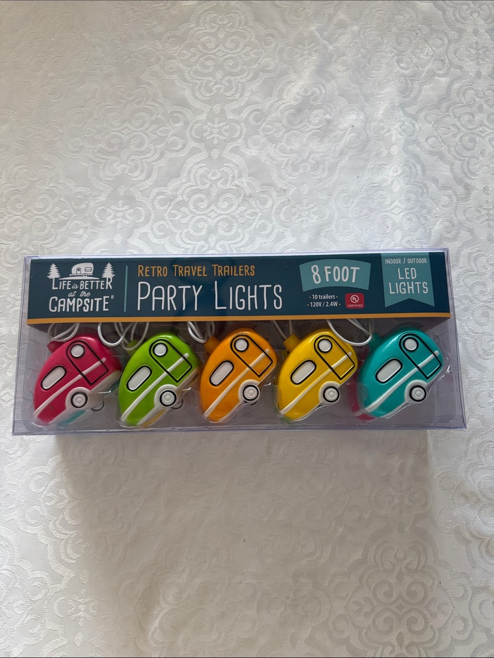 Retro Travel Trailer LED Party Lights - Multi-Color